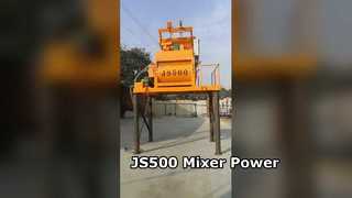 JS500コンクリートミキサー。